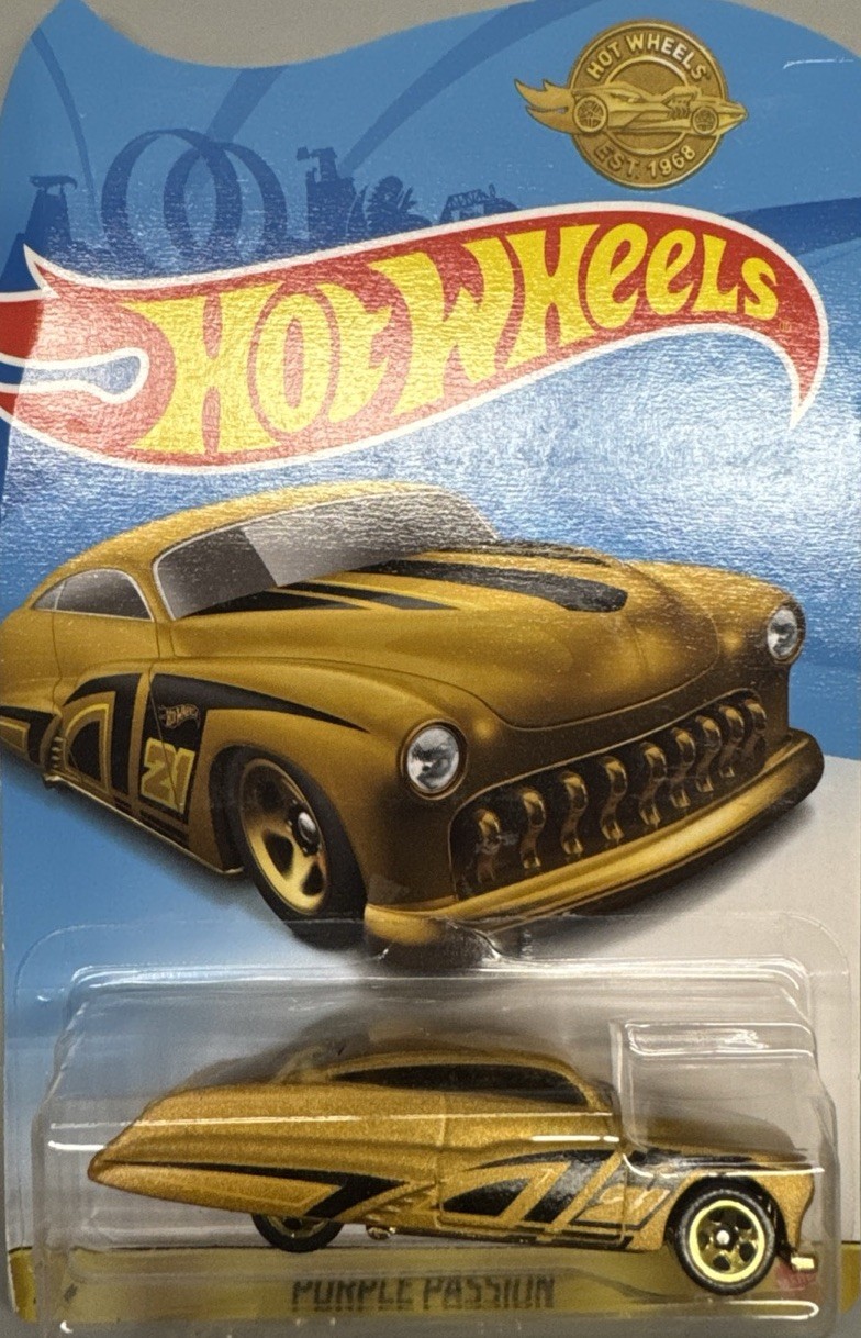 Hot Wheels Purple Passion 1:64 Gold Black Diecast Car 3+ Years Boys & Girls Toy
