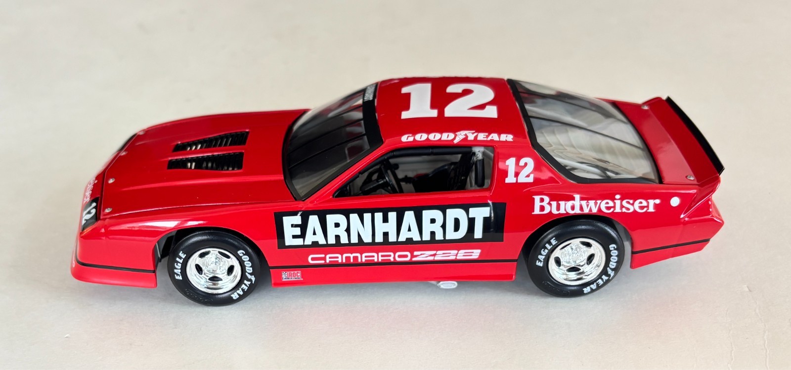 #12 Dale Earnhardt, 1987 IROC Budweiser Camaro, Action 1/24 Scale, 1 of 4,644