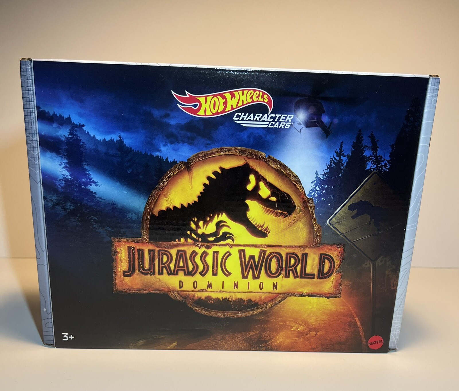 Hot Wheels Jurassic World Dominion 2022 Dinosaur Character Car 5 Pack Box Set
