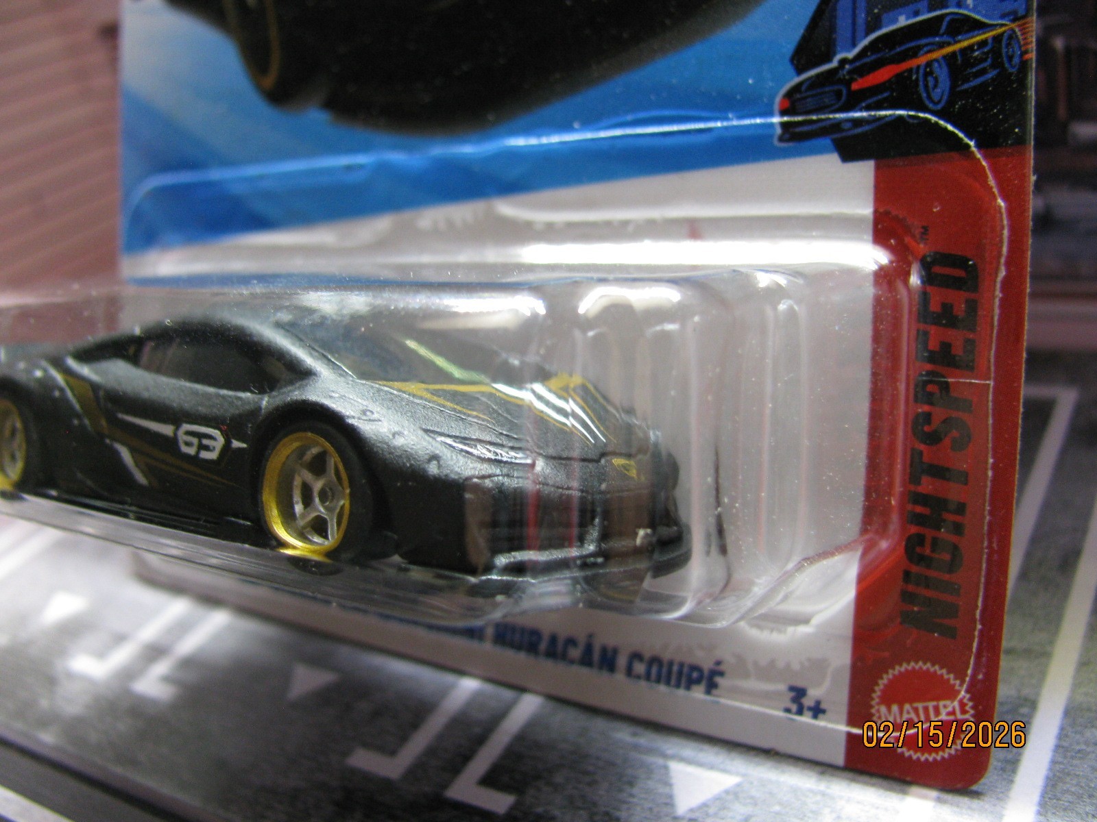 2026 Hot Wheels Black LB-Works Lamborghini Huracan Coupe w/Real Rider Wheel Swap