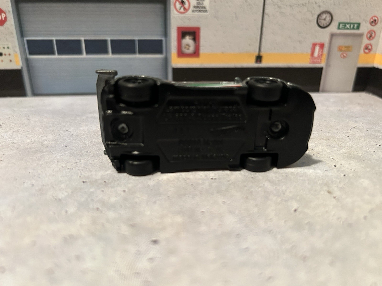 Hot Wheels Lamborghini Huracan Gray W/ Real Riders Tires On Black Spokes