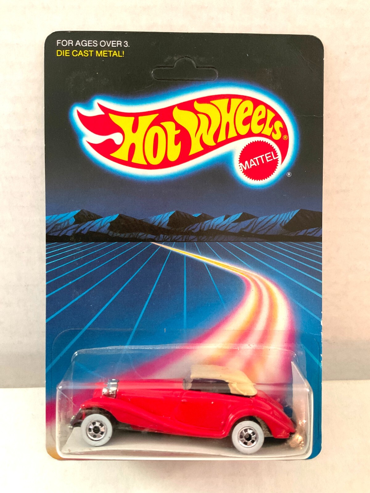 Hot Wheels MERCEDES 540K – 1986 – Red, Whitewalls – PLEASE READ!
