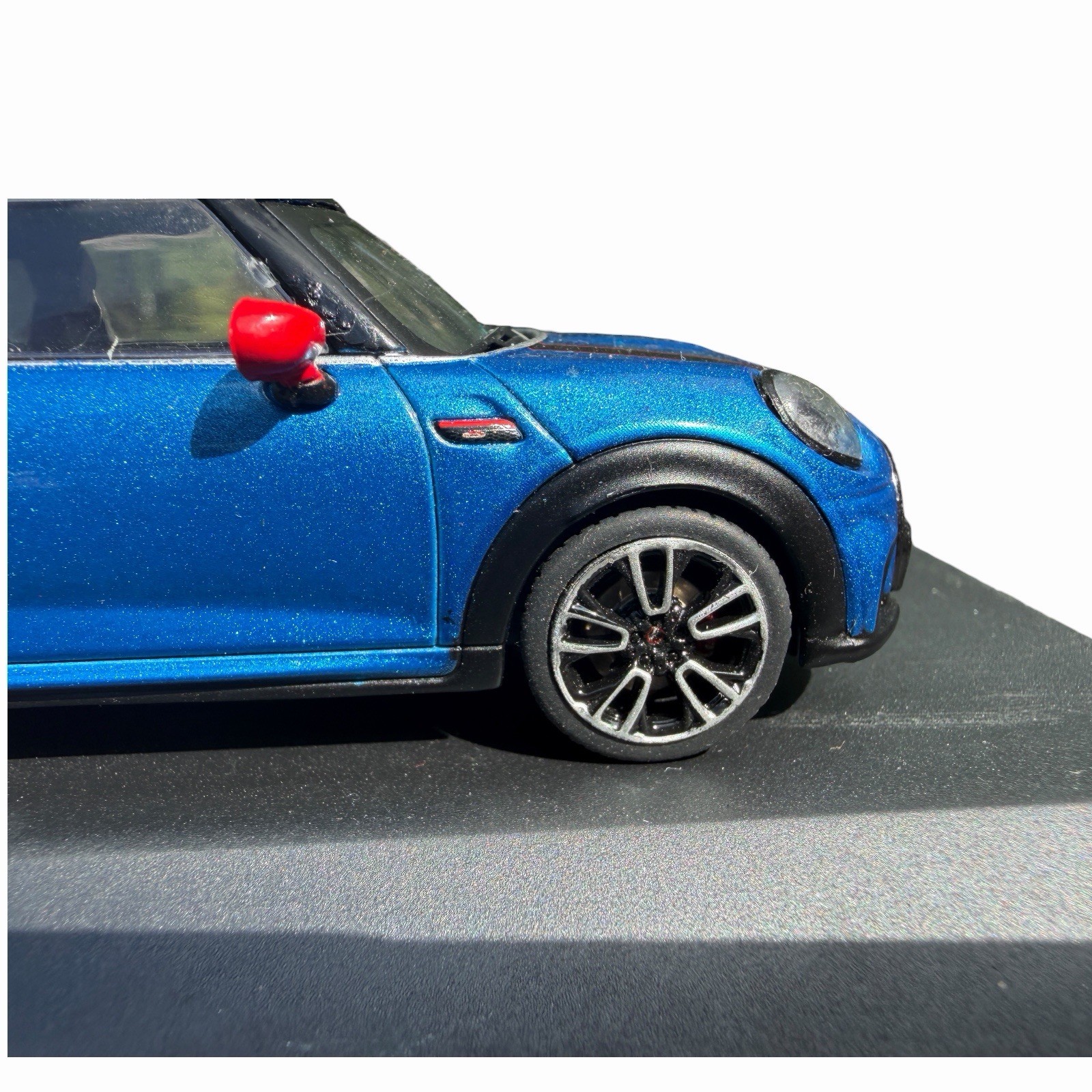 F56 MINI Cooper S John Cooper Works Blue Diecast car 1:43 Scale