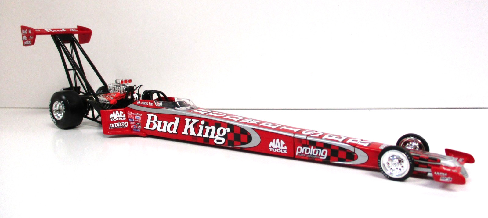 ACTION KENNY BERNSTEIN BUDWEISER KING – 2000 NHRA TOP FUEL DRAGSTER 1/24