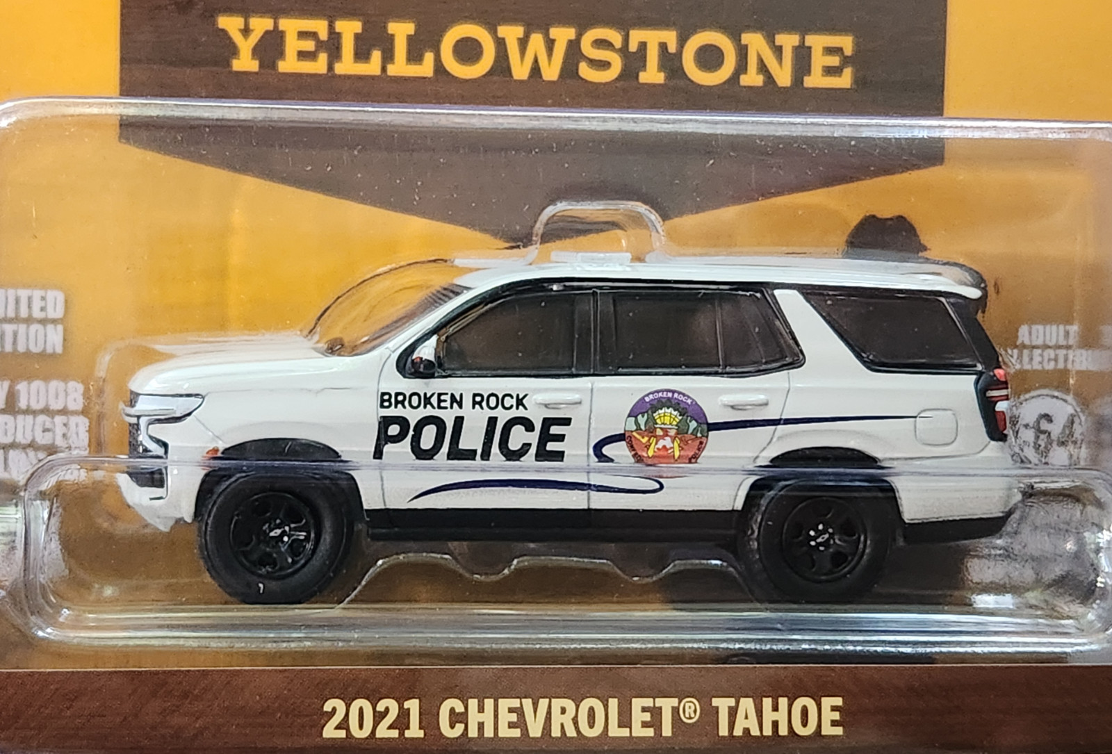 GreenLight 1:64 2021 Chevrolet Tahoe Broken Rock Police Toylandbay Exclusive