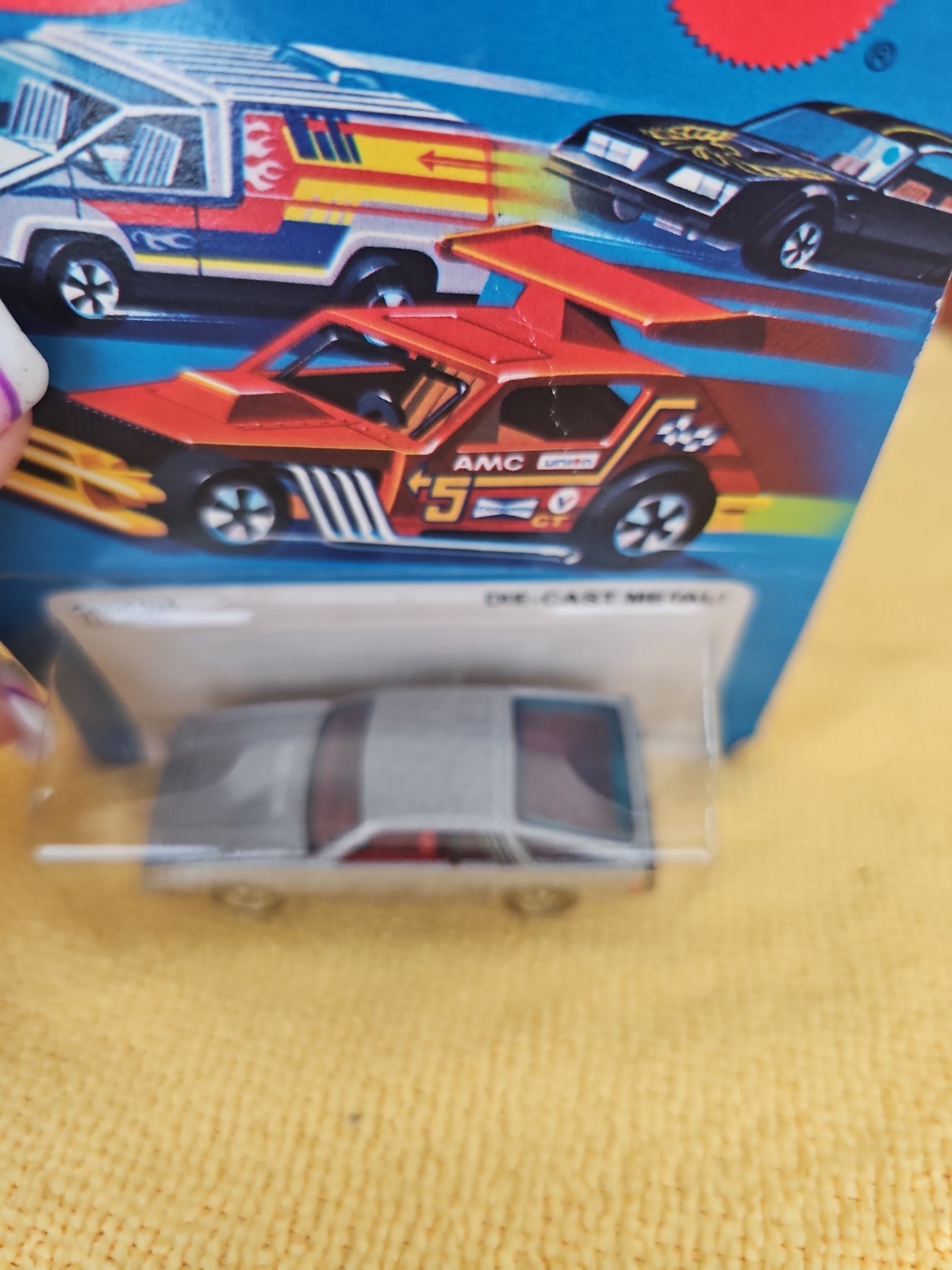 Hot Wheels Omni 024 Silver Black Red Diecast Car 1:64 1981 Unopened Box