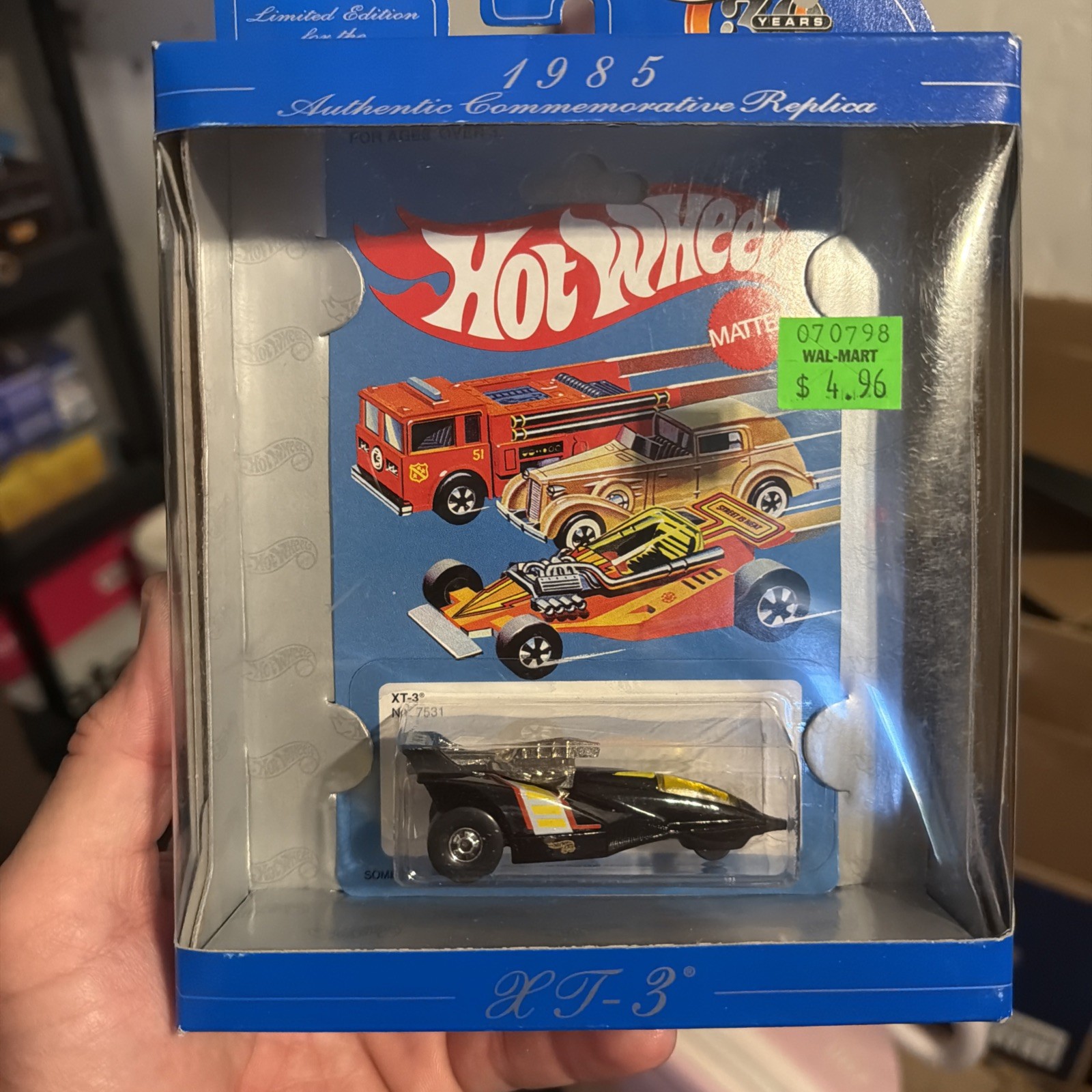 🔥1985🔥Hot Wheels 30 Years✨XT-3 Vintage✨ Collectors Edition 1/64 Diecast