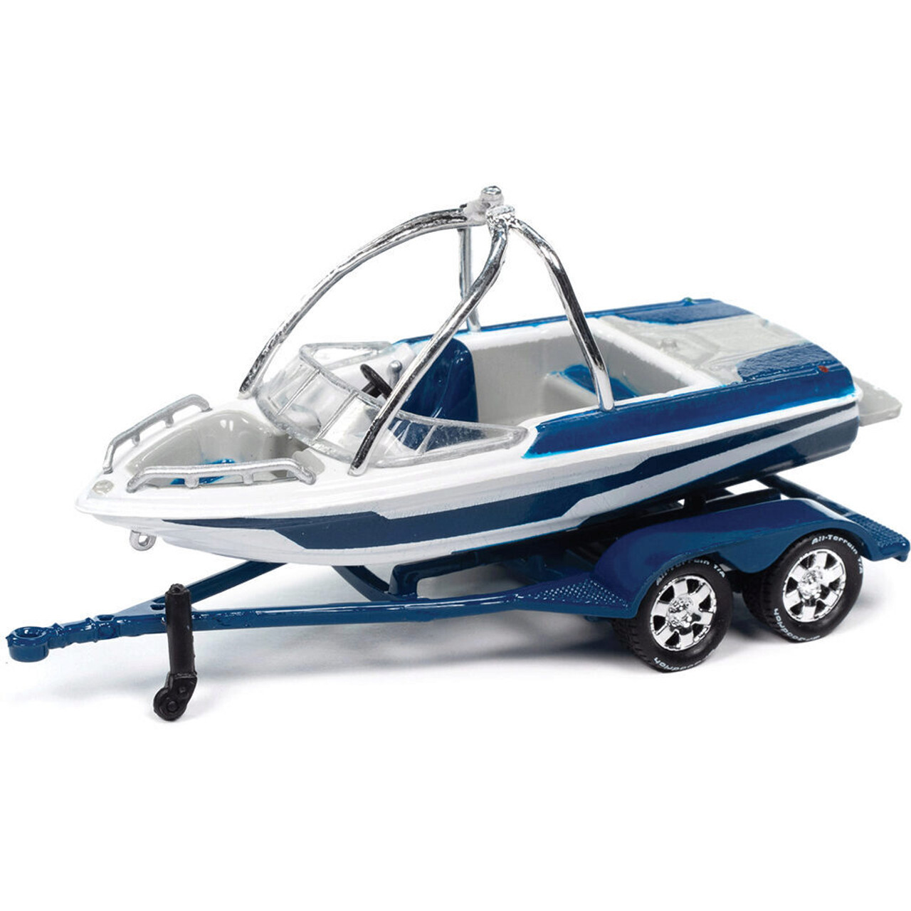 JL 1/64 Diecast TOYOTA SR5 Pick Up W/ BOAT TRAILER