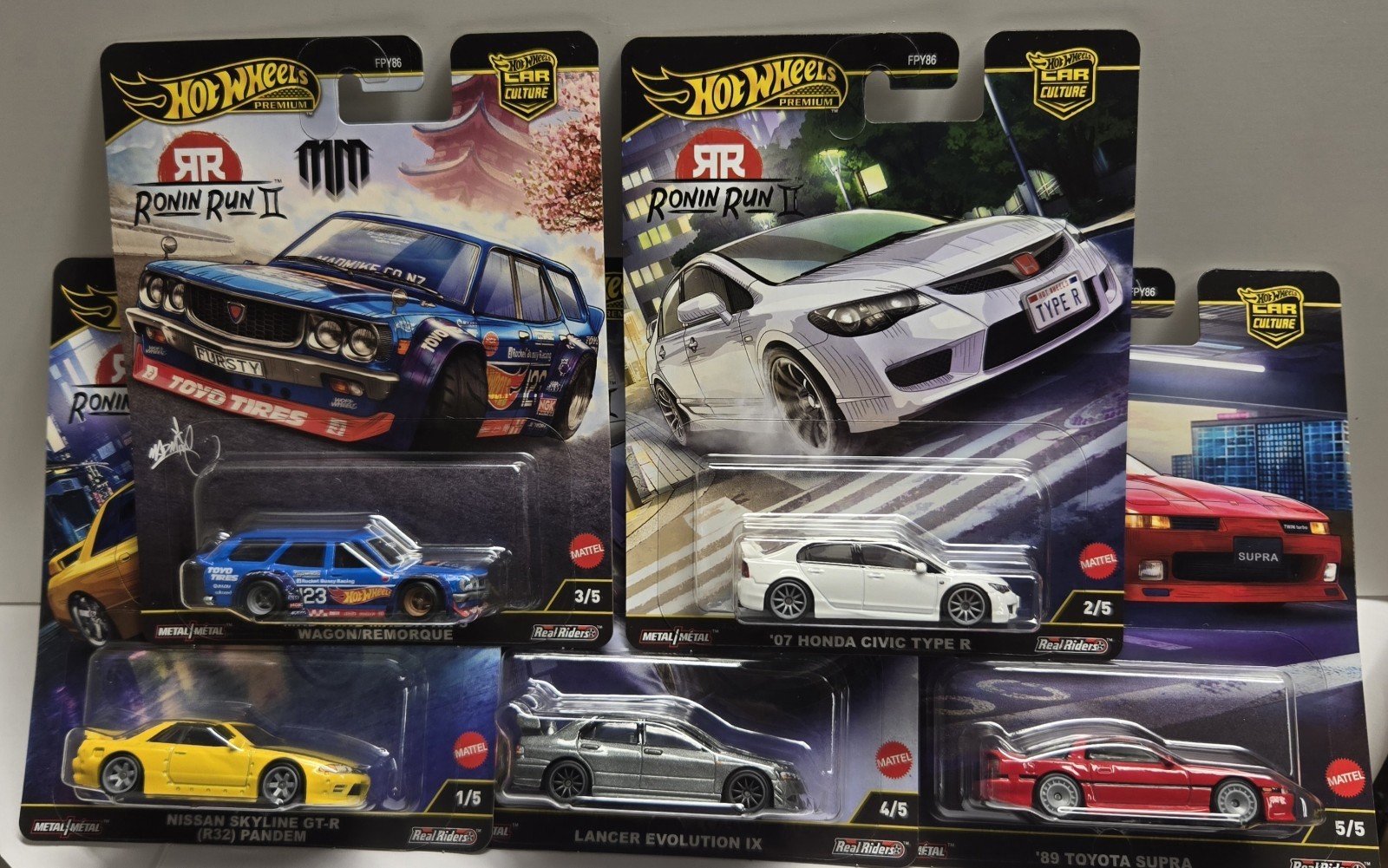 2025 Hot Wheels Legends Tour Ronin Run II Set of 5