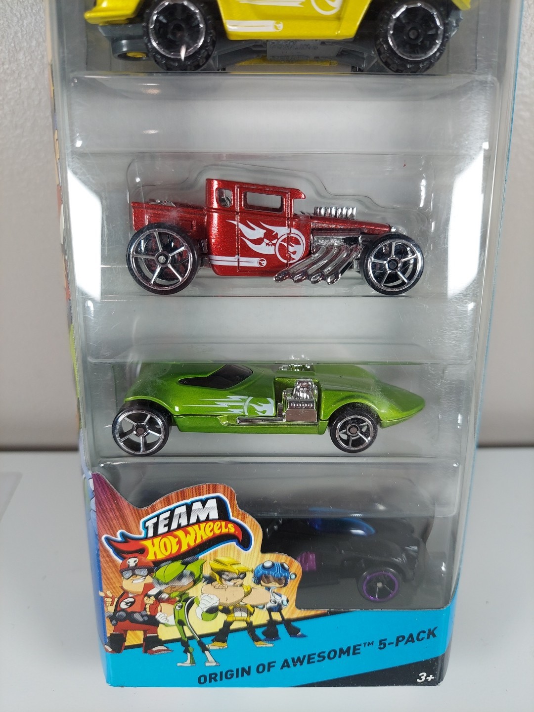 Hot Wheels Origin of Awesome 5-Pack Team Hot Wheels HW NEW Retired Set J16