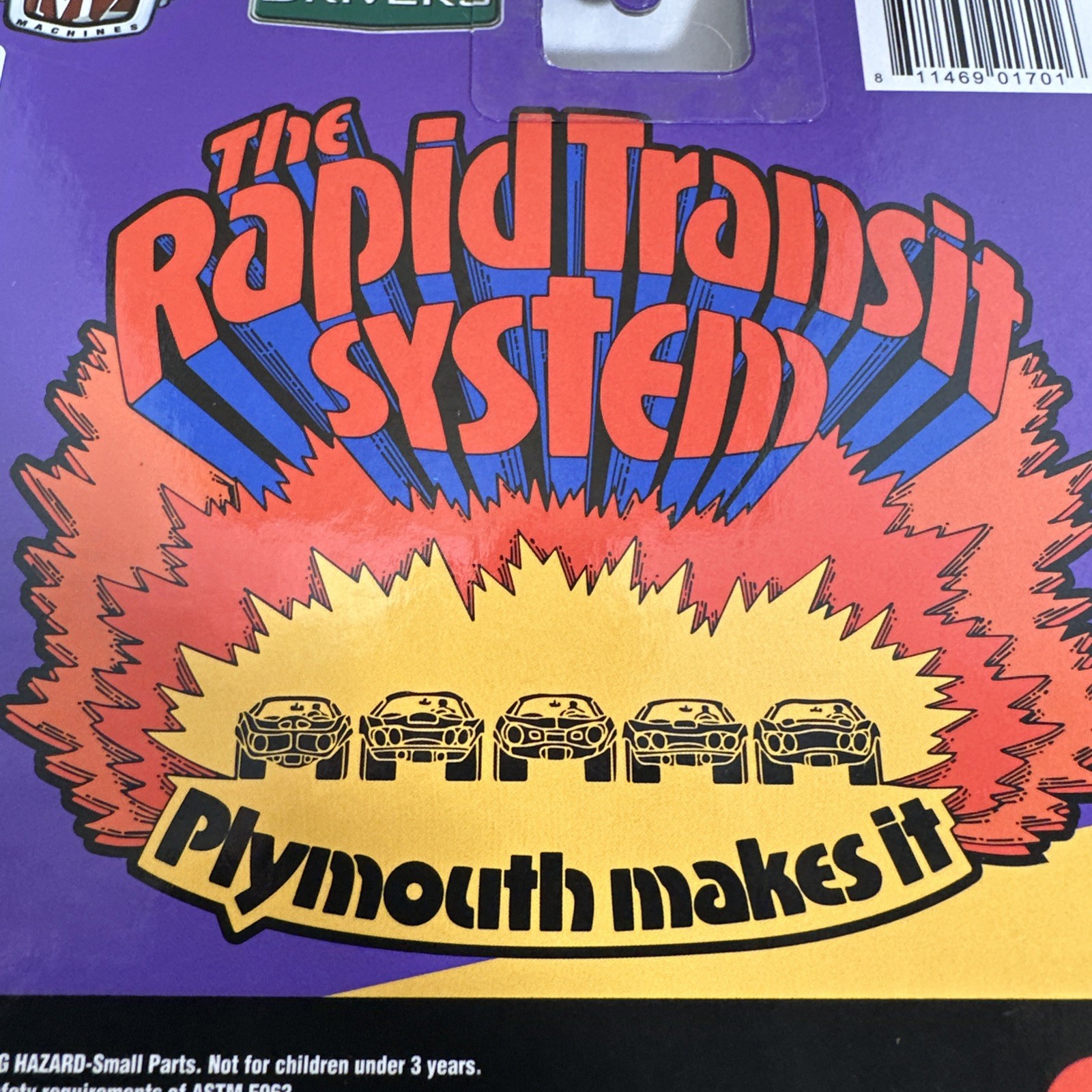 1971 Plymouth Cuda 440 Purple M2 Machines R123 24-72 New in Package Muscle Car