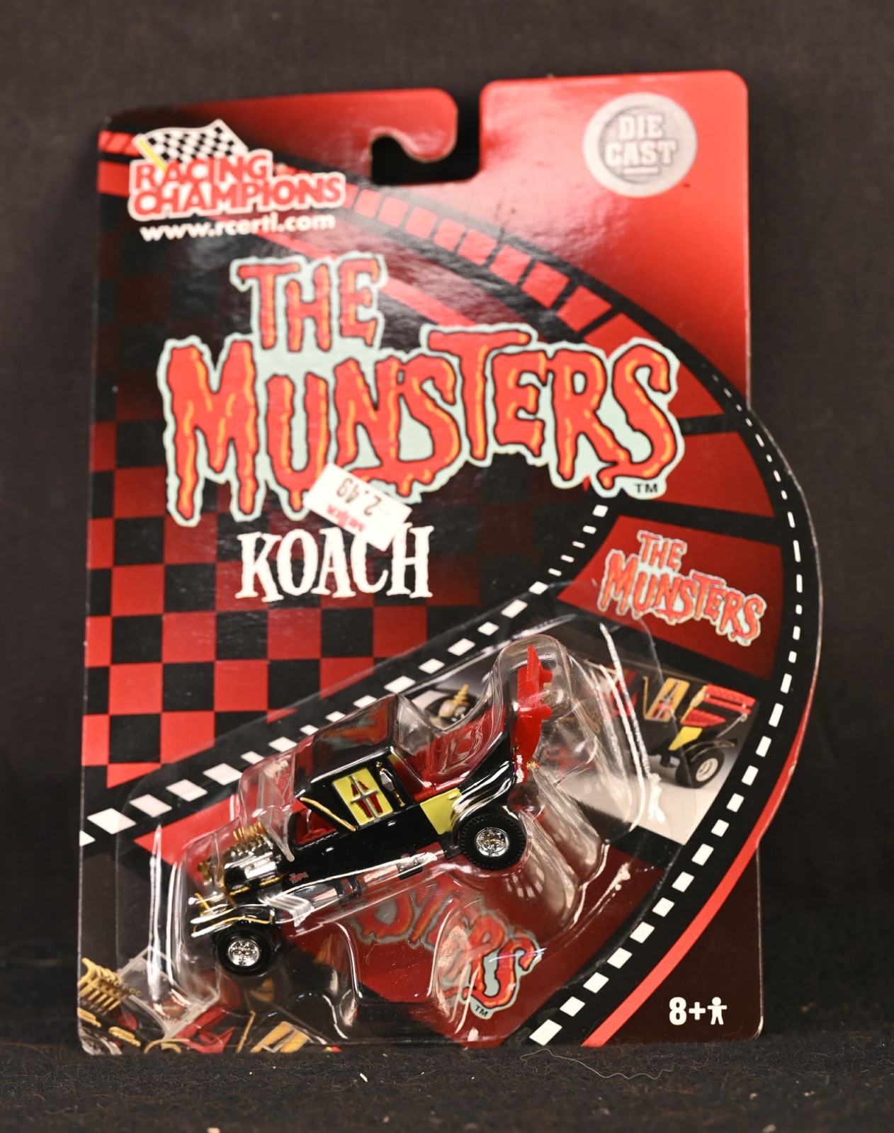 Racing Champions The Munsters Koach TV Car 1:64 Diecast Hot Rod NIP