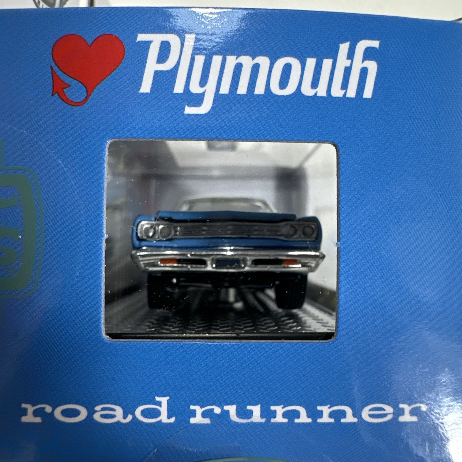 1969 Plymouth Road Runner HEMI Blue/White M2 Machines R92 25-49 New in Package