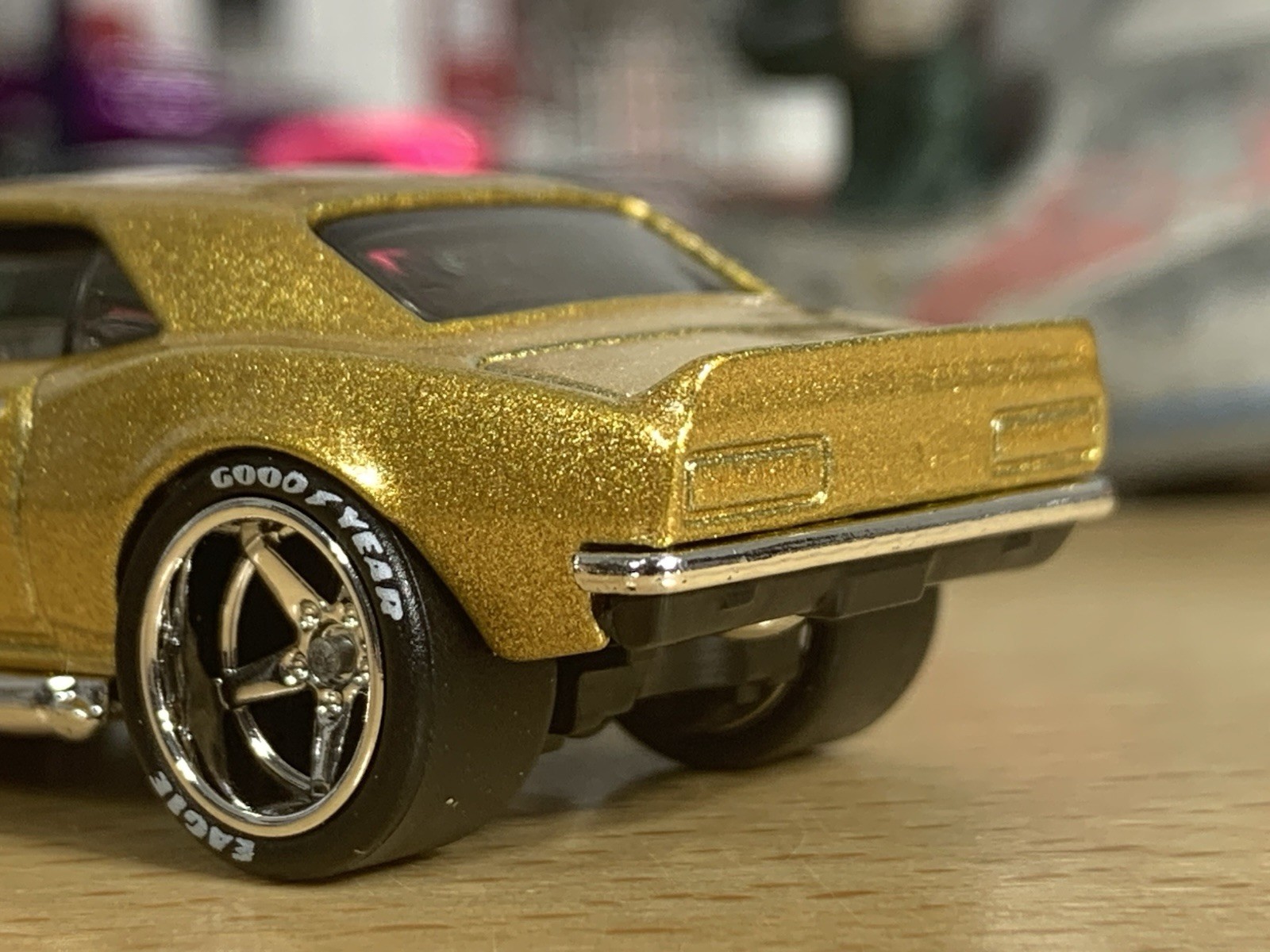 Hot Wheels ’67 Chevy Camaro Custom Wheel Swap Hot Rod Street Machine