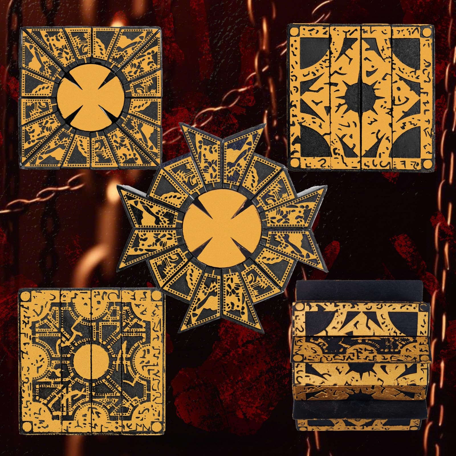 Hellraiser Puzzle Box Accurate Lament Configuration with Functional Mechanic…