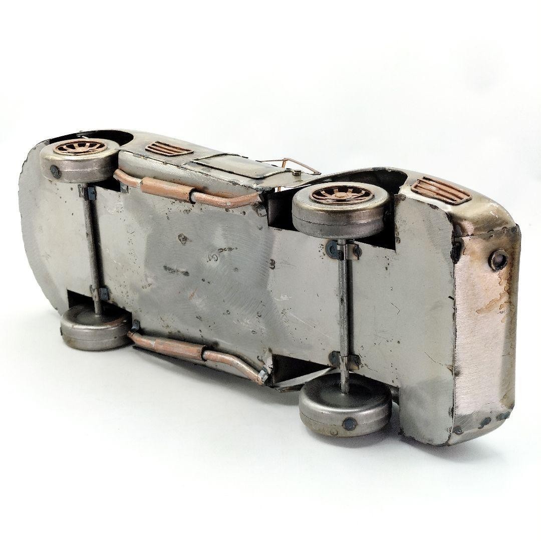 Steampunk tin mini car vintage object