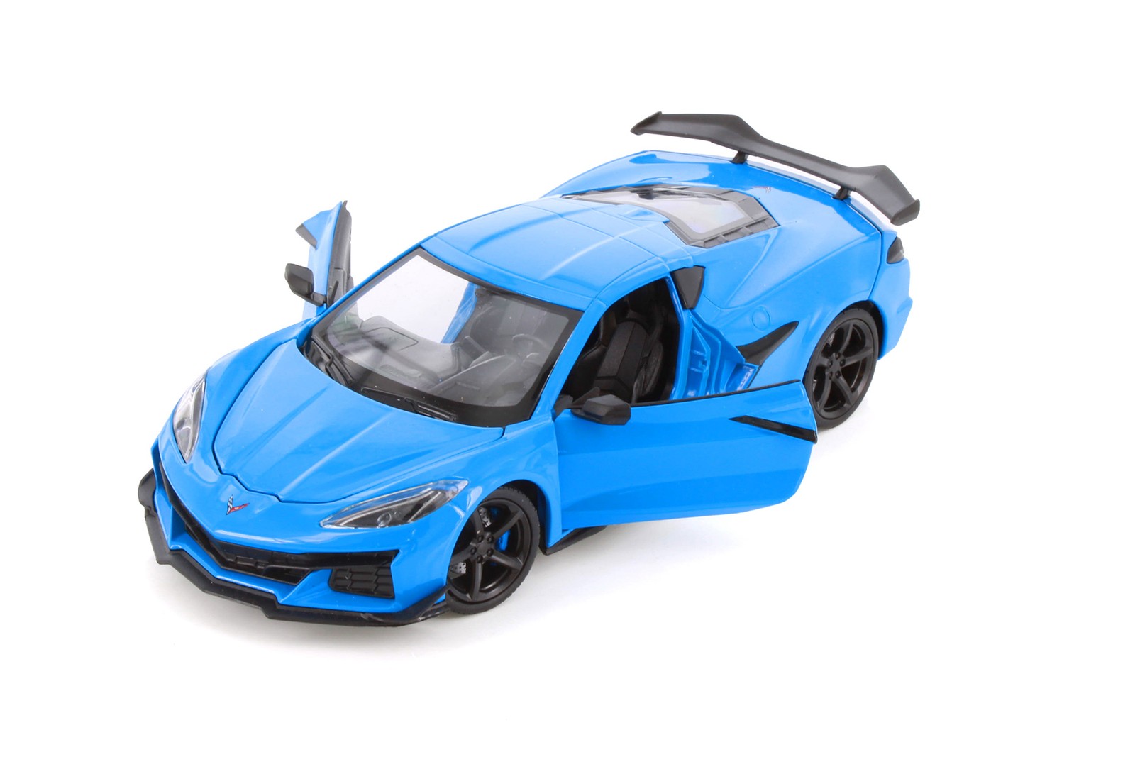 2023 CHEVY CORVETTE Z06 HARDTOP BLUE SPORTS CAR 1/24 DIECAST CAR WELLY 24120/4D