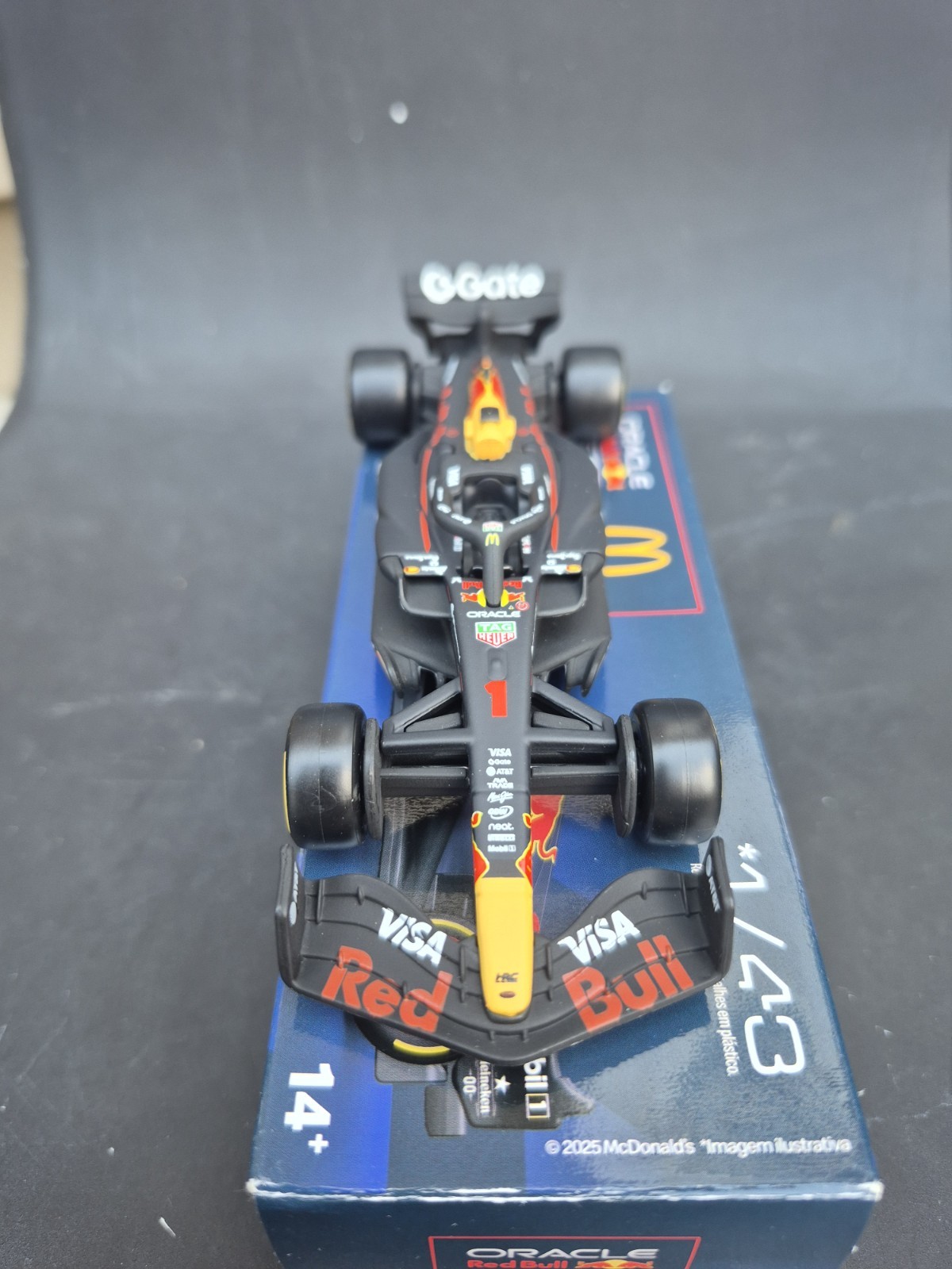 F1 Formula 1 Red Bull Racing McDonalds Brazil Max Verstappen 1/43 – USA SELLER