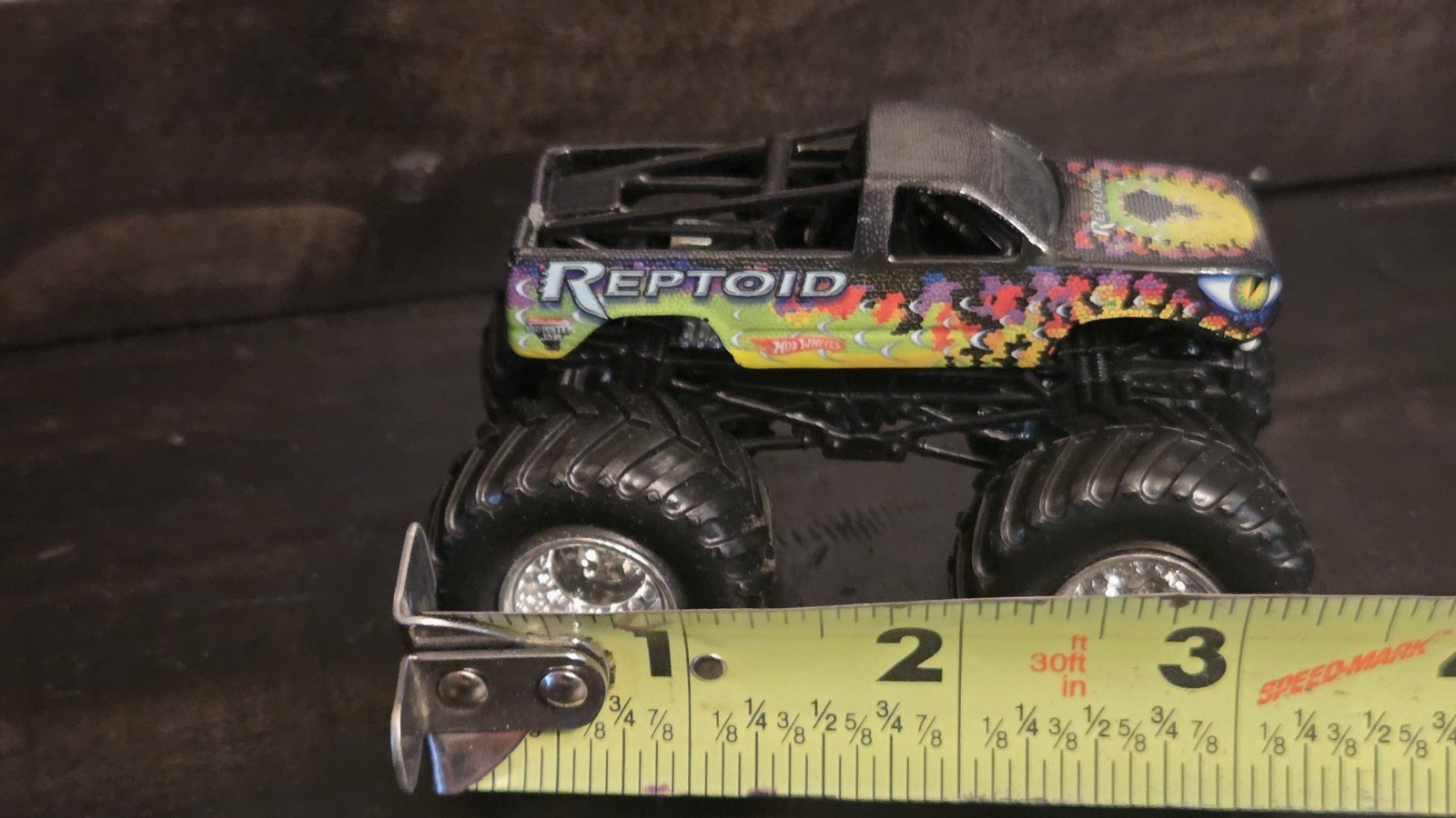 1:64 Hot Wheels 2008 Monster Jam Reptoid w/ Chrome Wheels & Battle Cat 2022 Lot