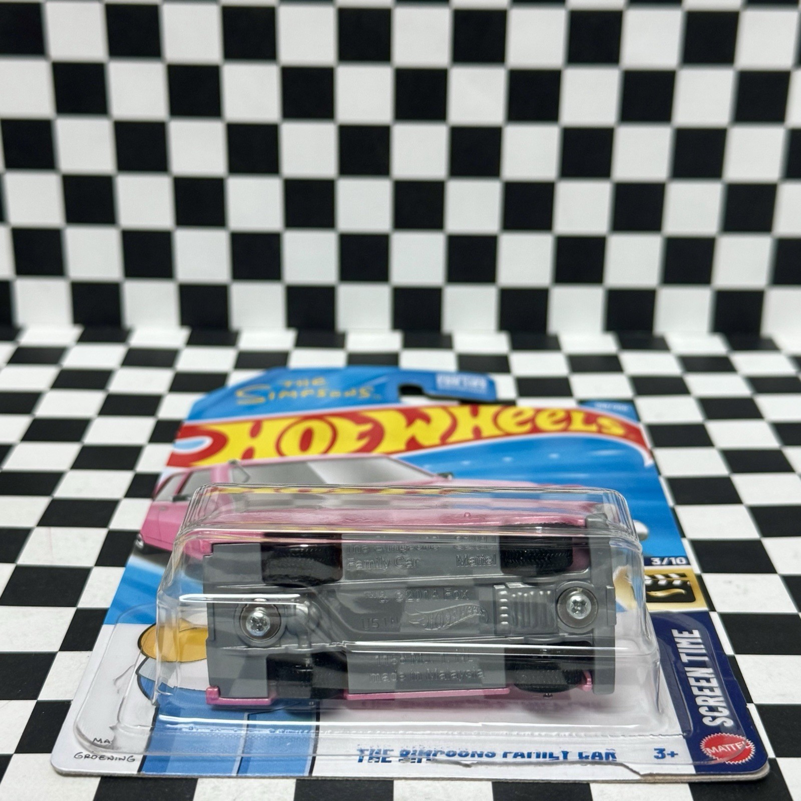 🍩 2026 Hot Wheels THE SIMPSONS FAMILY CAR Wheel Swap Real Riders – Custom 🛞🍩