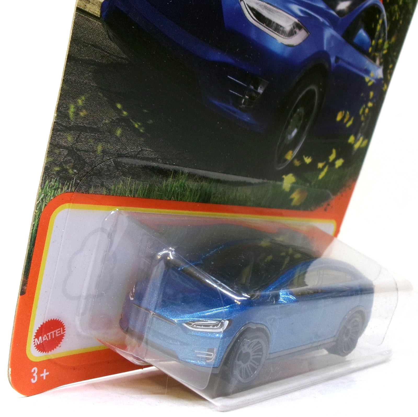 2022 MATCHBOX 1:64 MBX HIGHWAY 53/100 BLUE TESLA MODEL X