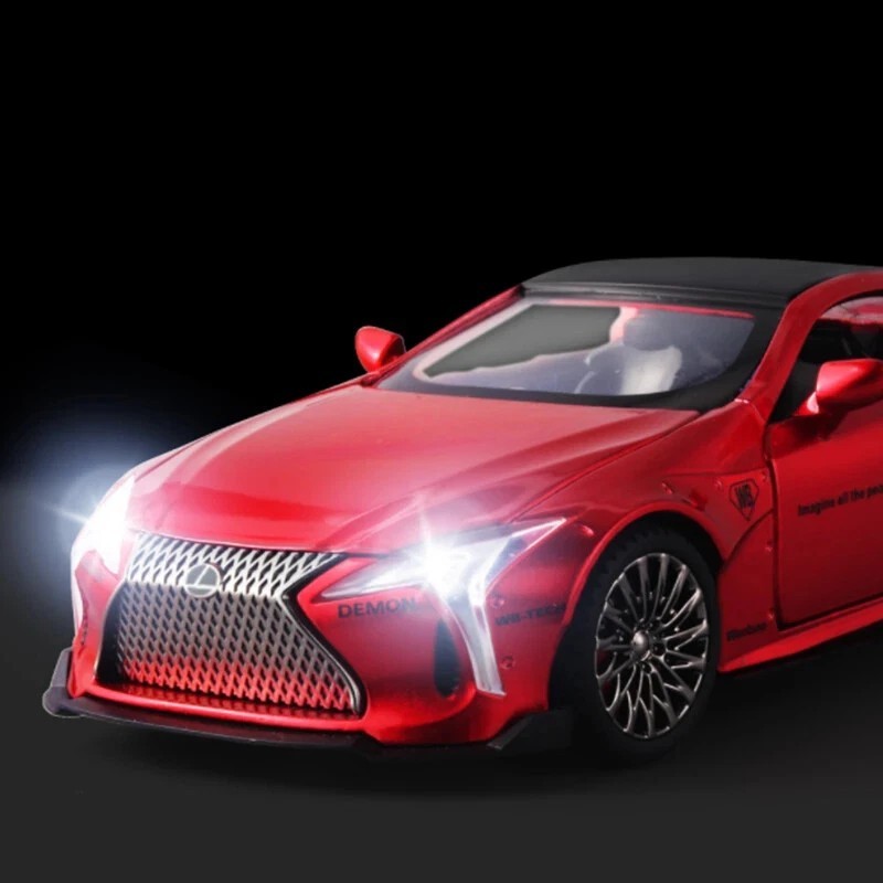 1:32 Lexus LC500 Alloy Sports Car Model Diecast Metal Toy Racing Car Vehicle