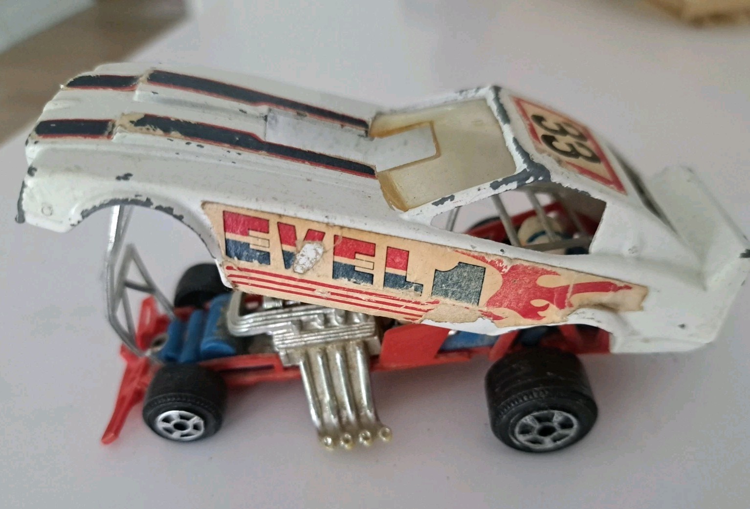 Ideal Toys Evel Knievel 33 Funny Car Dragster 1976 Hong Kong J 1453 H.t.f