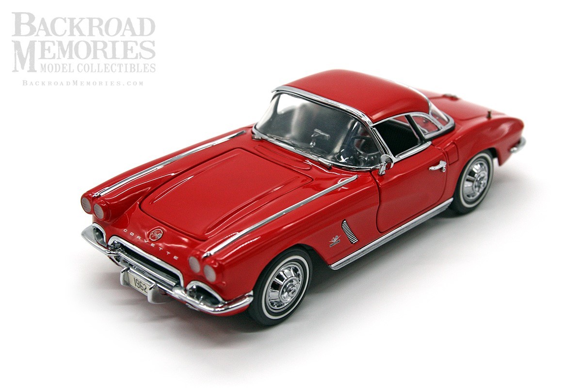 1962 Chevrolet Corvette (1:24) Roman Red Convertible Diecast (LOOSE), by DM