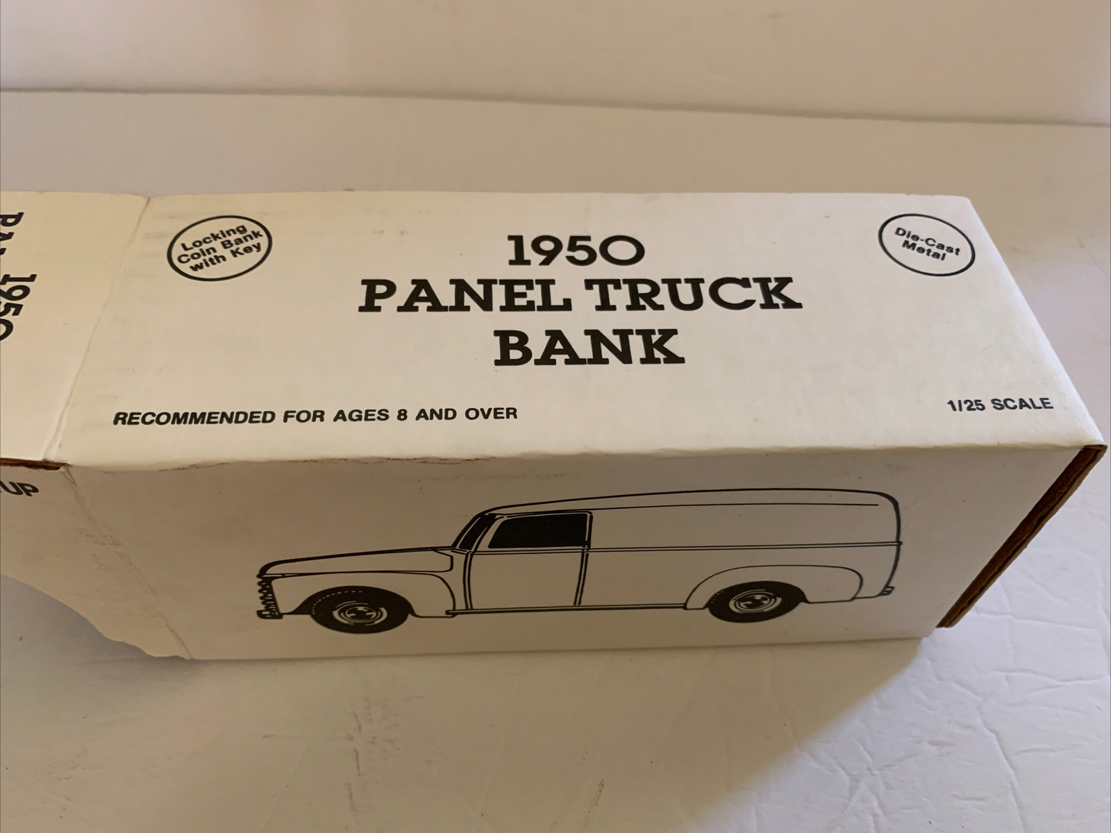 Ertl Chevrolet 1950 Panel Truck Locking Coin Bank WIRELESS Rare Colors NEW