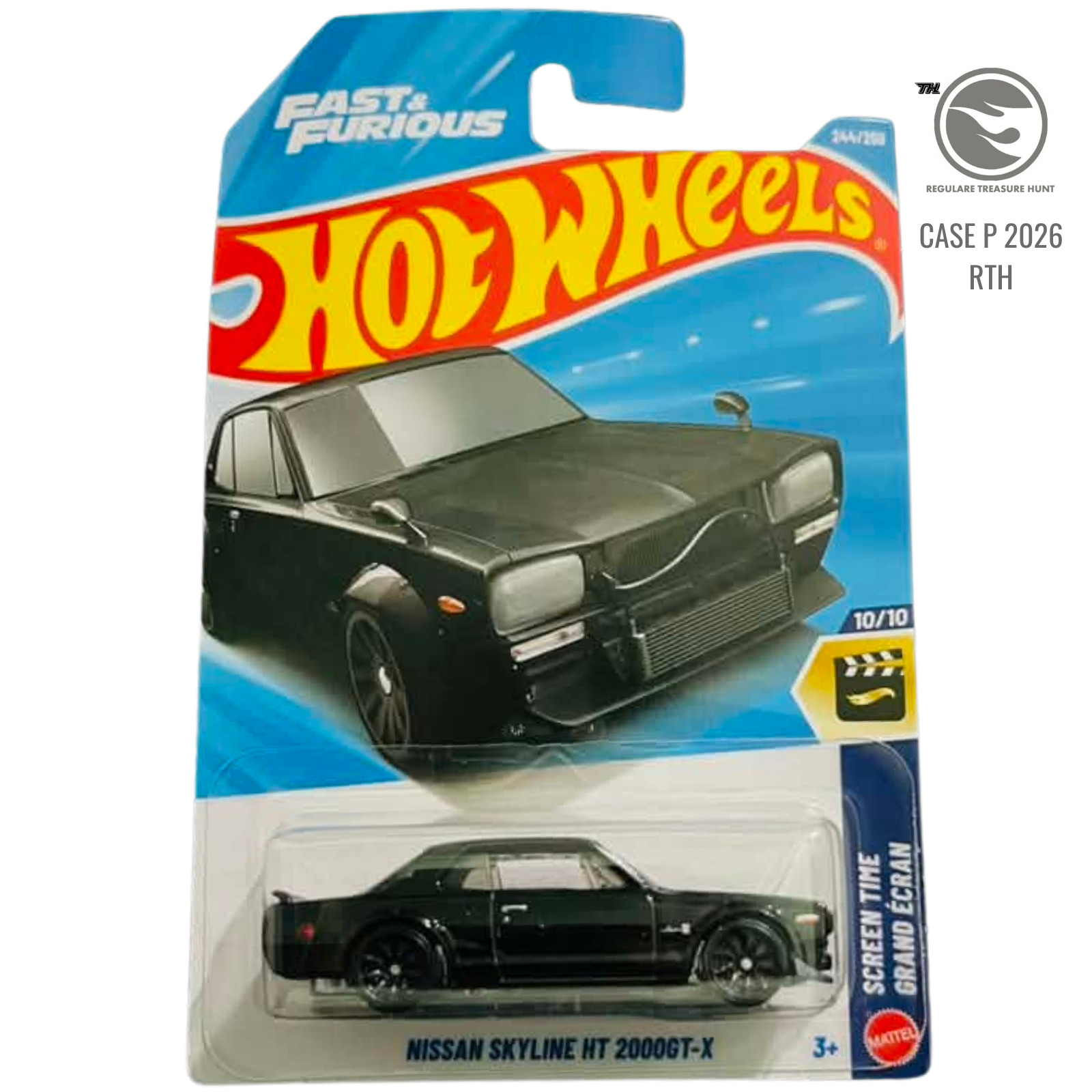 Hot Wheels 2026 Case P Nissan Skyline HT 2000GT-X Regular Treasure Hunt F&F NEW