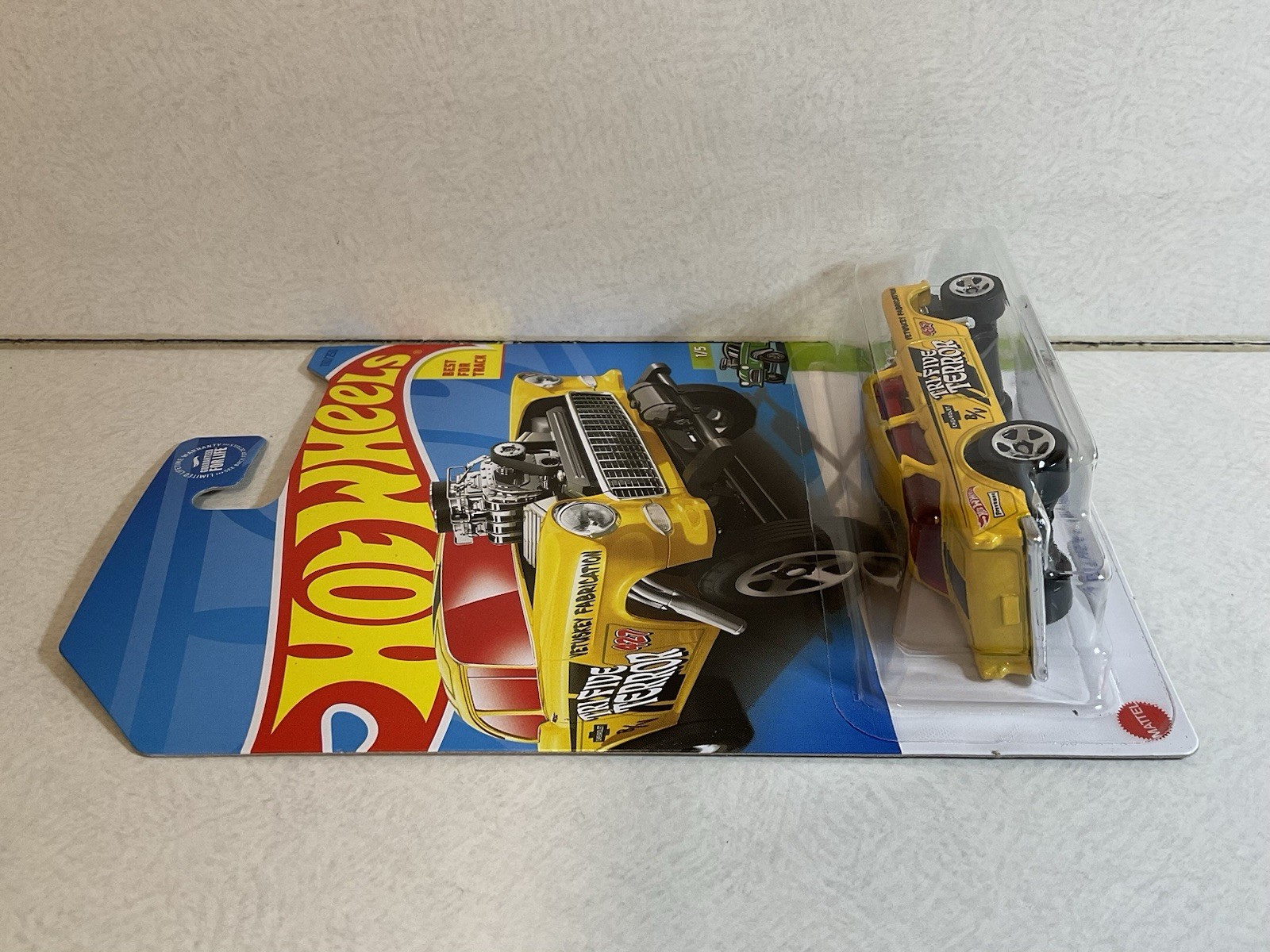 2023 Hot Wheels ‘55 Chevy Bel Air Gasser (110/250) YELLOW — HW Gassers #1/5