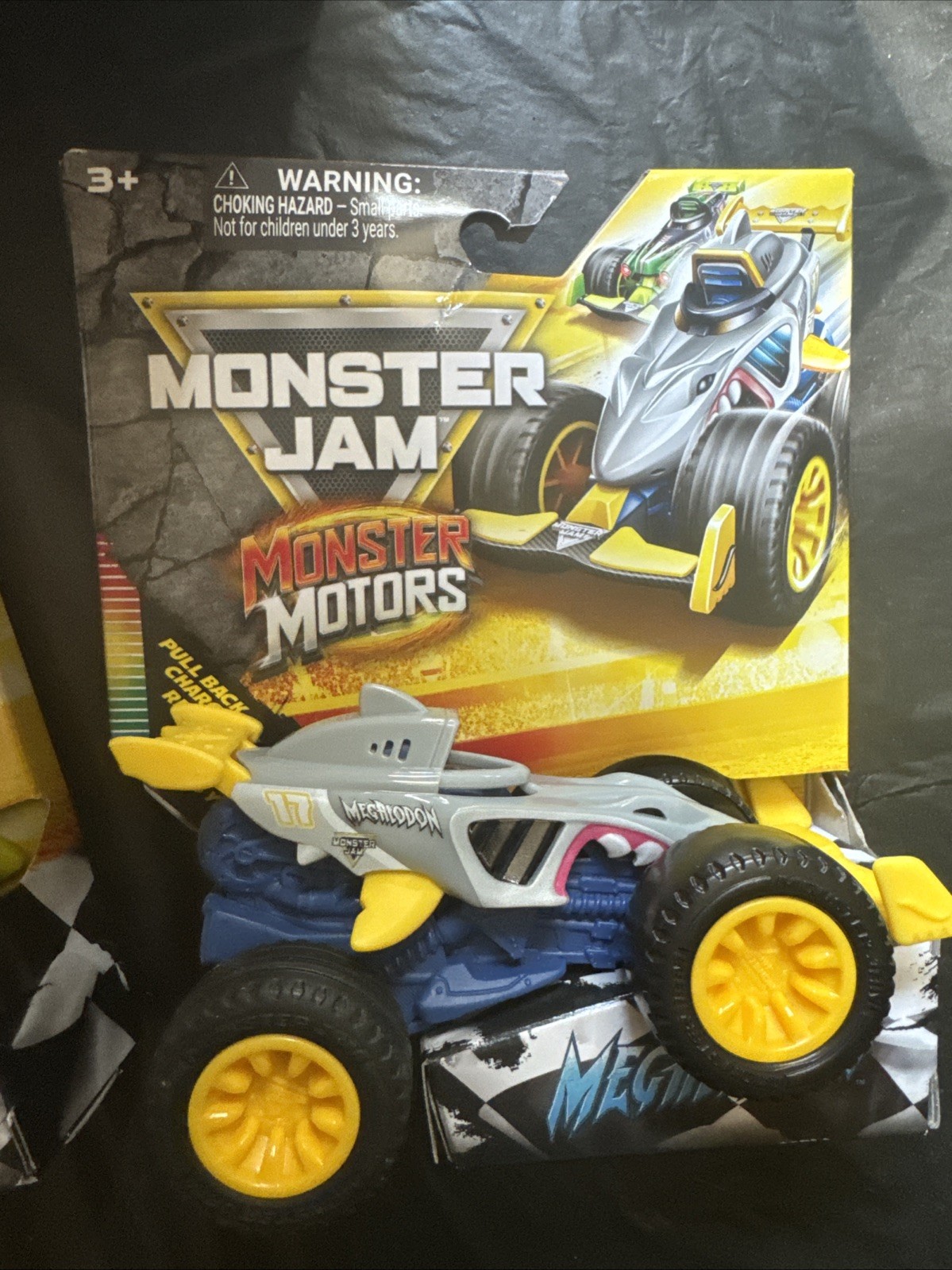 Monster Jam Monster Motors Pull Back Complete Set Series 1 TORO MEGALODON DIGGER
