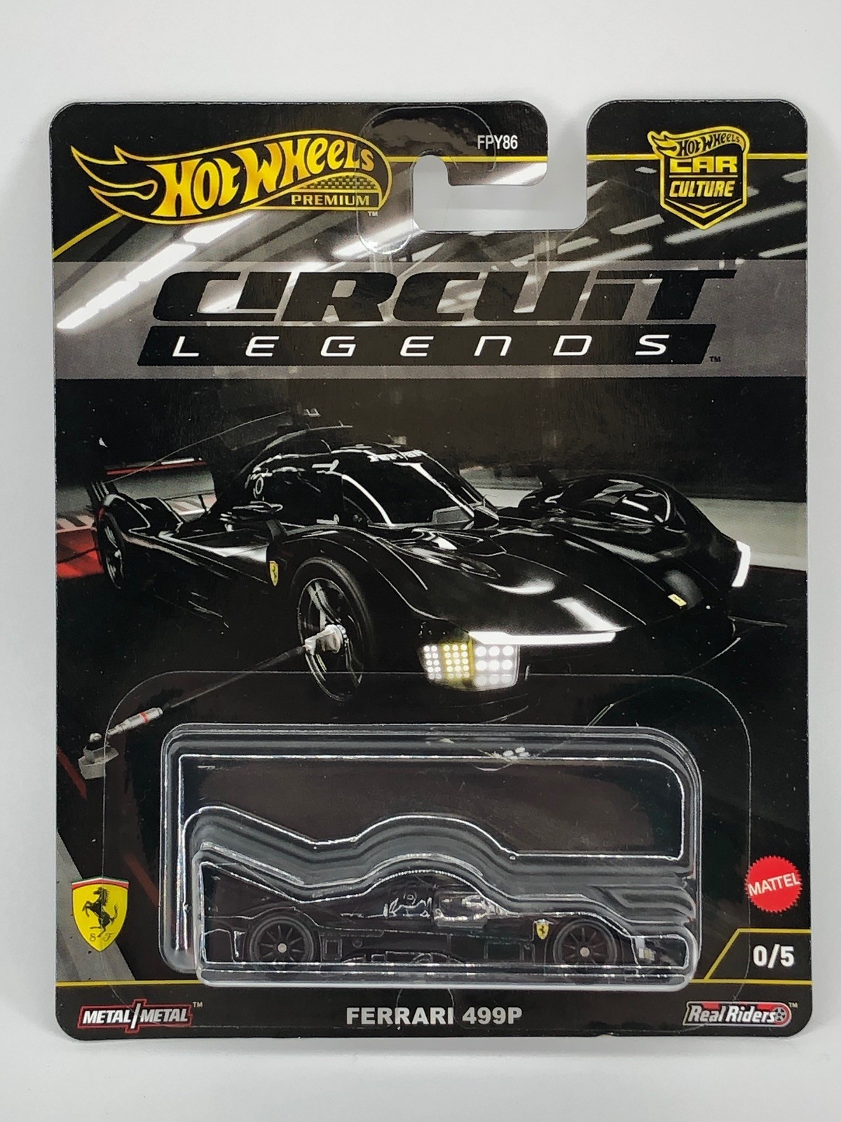 Hot Wheels Premium Ferrari 499P Black Circut Legends 0/5 CHASE