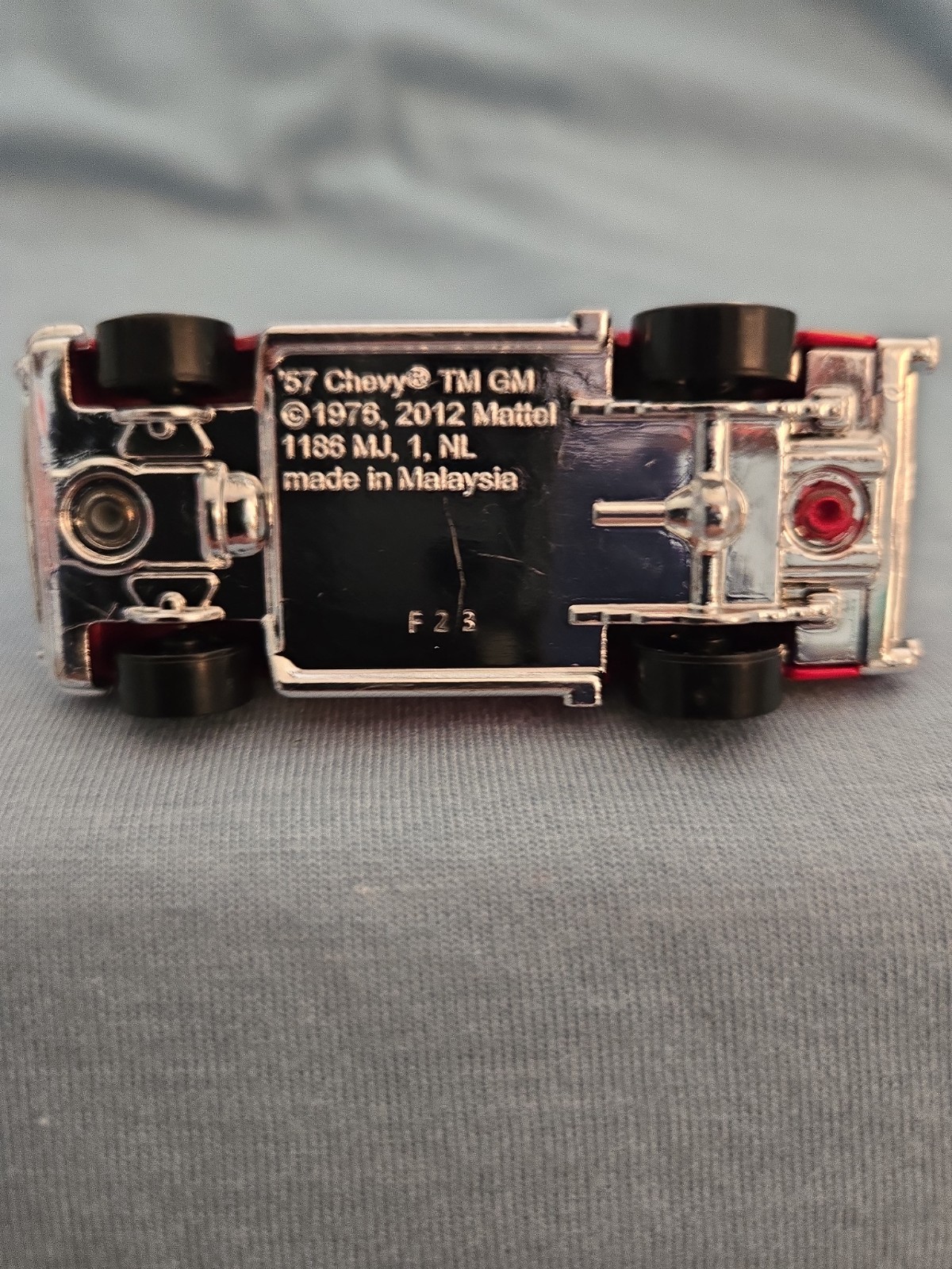 ’57 Chevy By Hot Wheels 1/64 Red With Flames 1976
