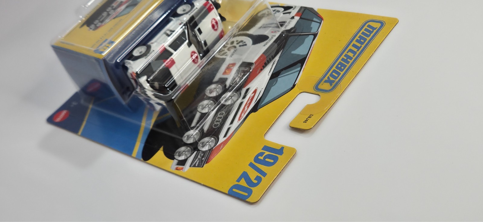 1984 Audi Sport Quattro 19/20 COLLECTORS SERIES Matchbox 2026 JJV93 white