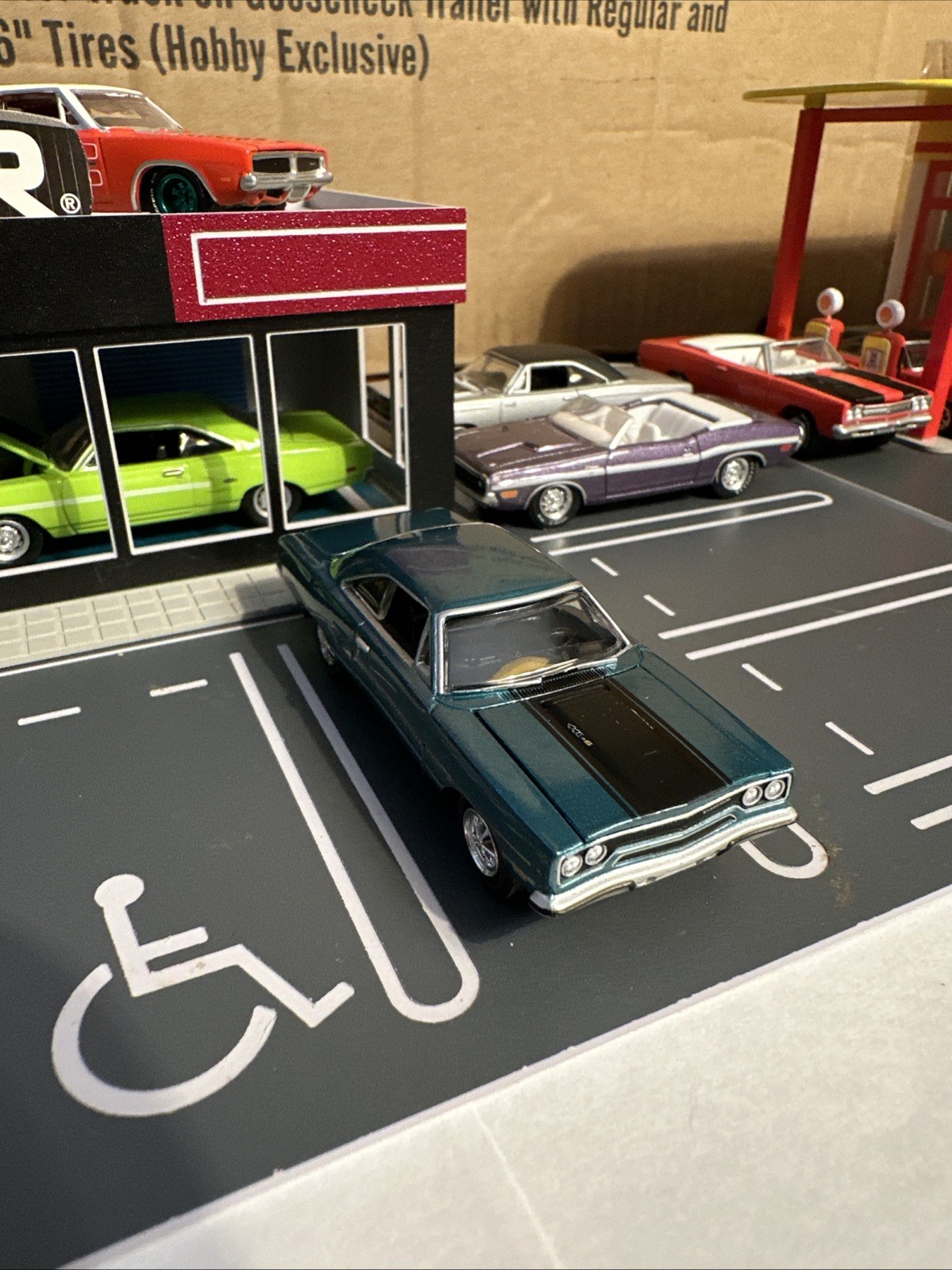 2008 Greenlight 1970 Plymouth Road Runner In Green 1/64 Adult Collectible Loose