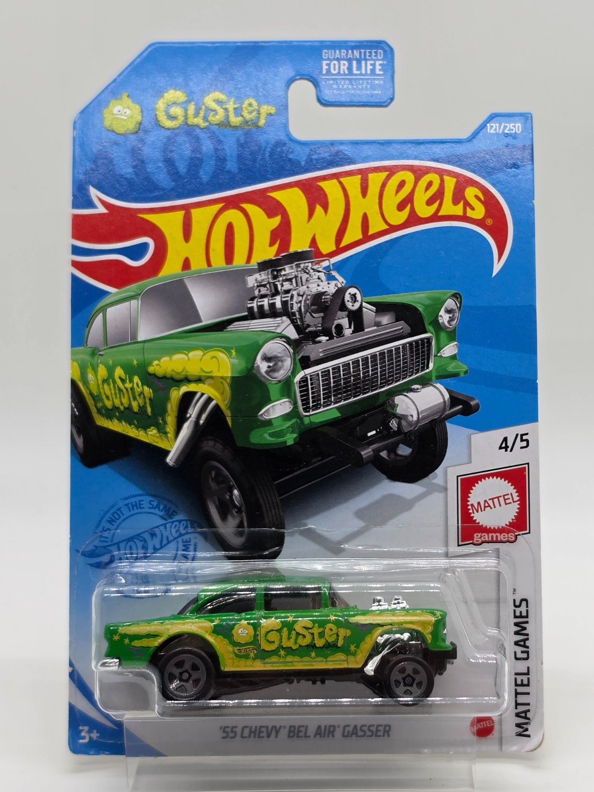 2020 Hot Wheels ’55 Chevy Bel Air Gasser Guster Mattel Games 4/5 121/250 Sealed