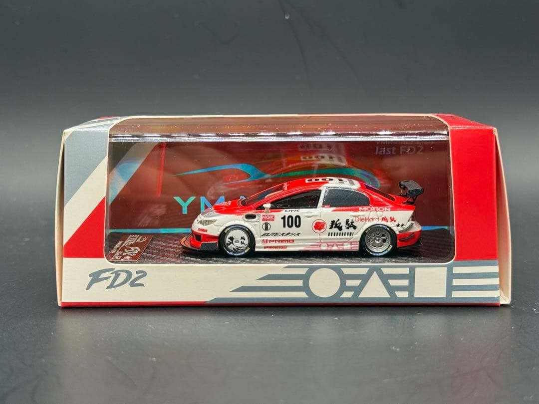YM Model 1:64 Honda Civic FD2 Idemitsu