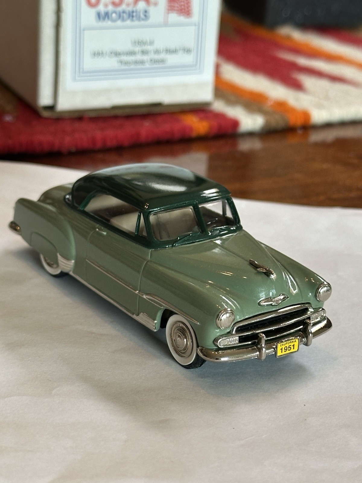 “U.S.A.Models”byMotor City USA(1/43)1951 Chevrolet BelAir 2-Door Hardtop(USA-4)