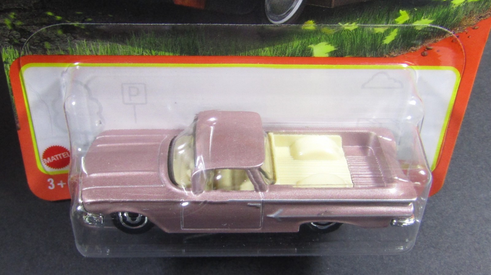 2022 Matchbox Mauve 1960 CHEVY EL CAMINO Card #33 MB18-061126