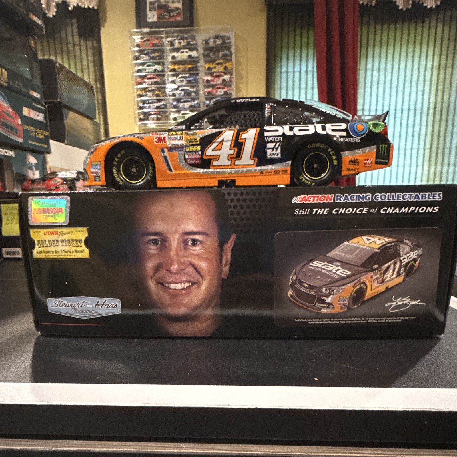 Platinum Lionel Racing Kurt Busch #41 State Water Heaters 2014 Chevy SS 1:24