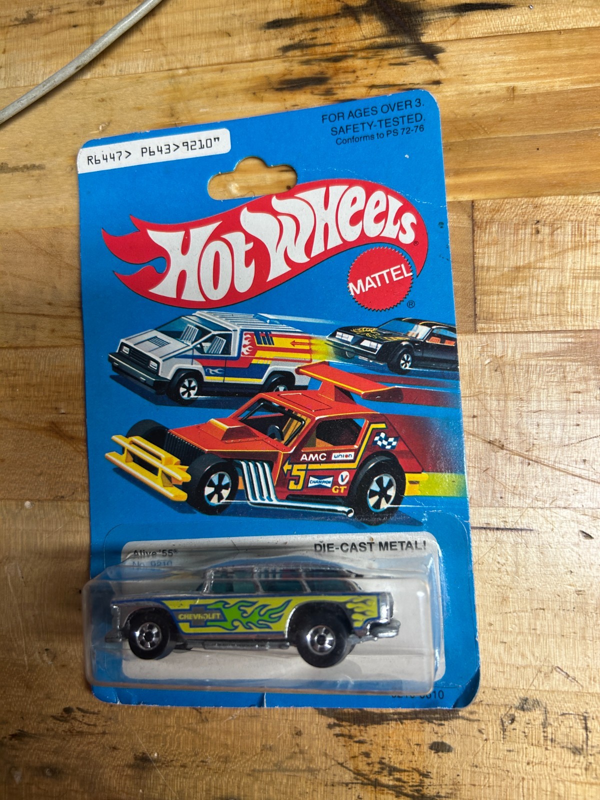 Hot Wheels Silver Chrome Alive 55 Nomad in Blister Pack Car