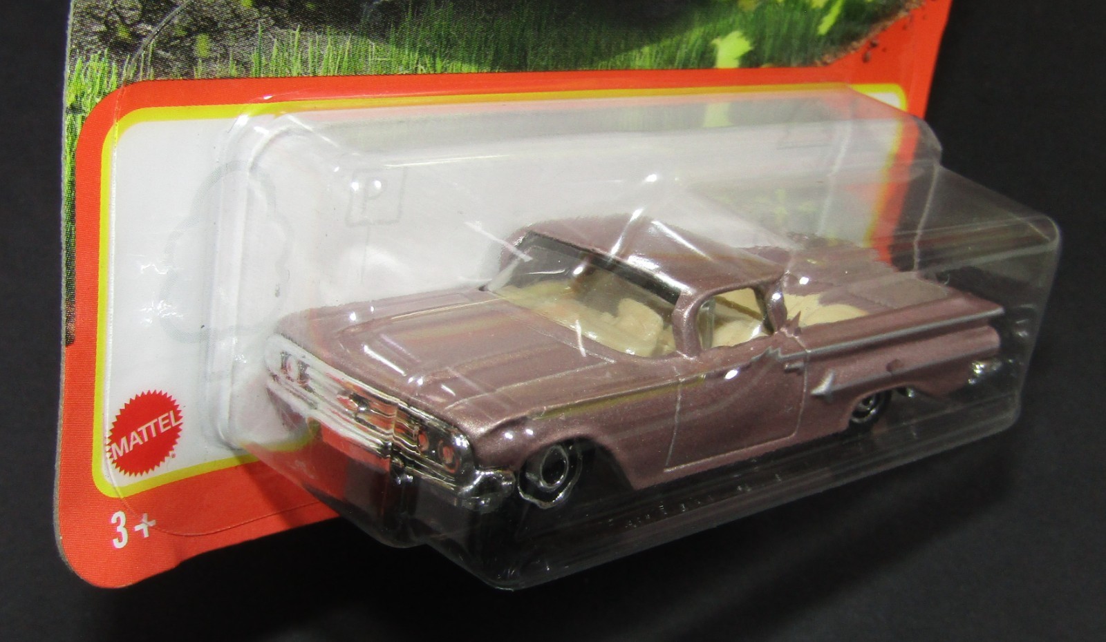 2022 Matchbox Mauve 1960 CHEVY EL CAMINO Card #33 MB18-061126