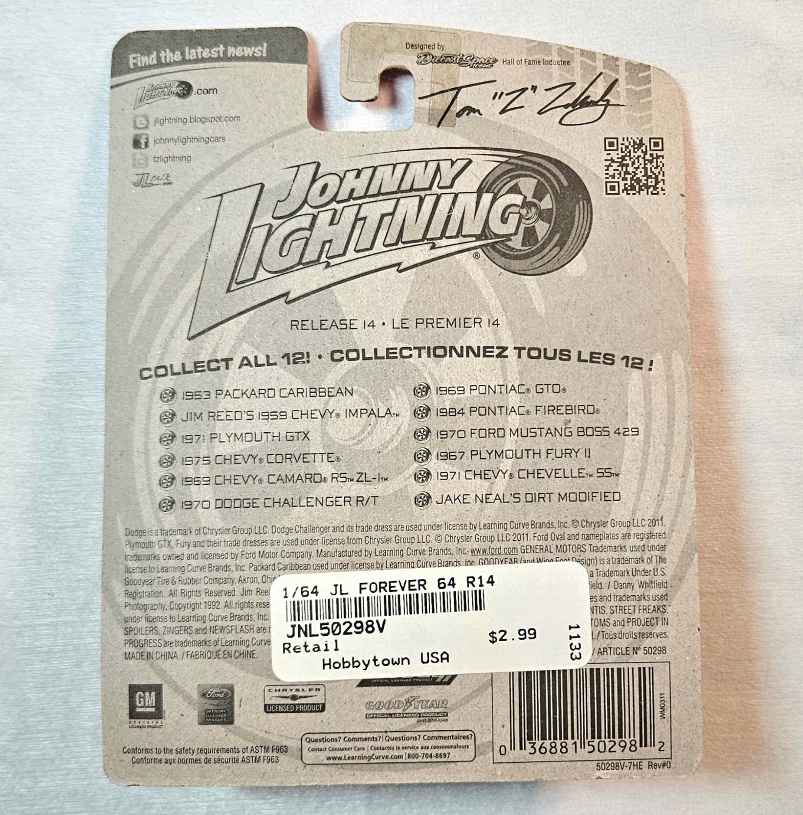 Johnny Lightning MFP Mad Max Interceptor style 1971 Chevy Chevelle SS 2011 issue