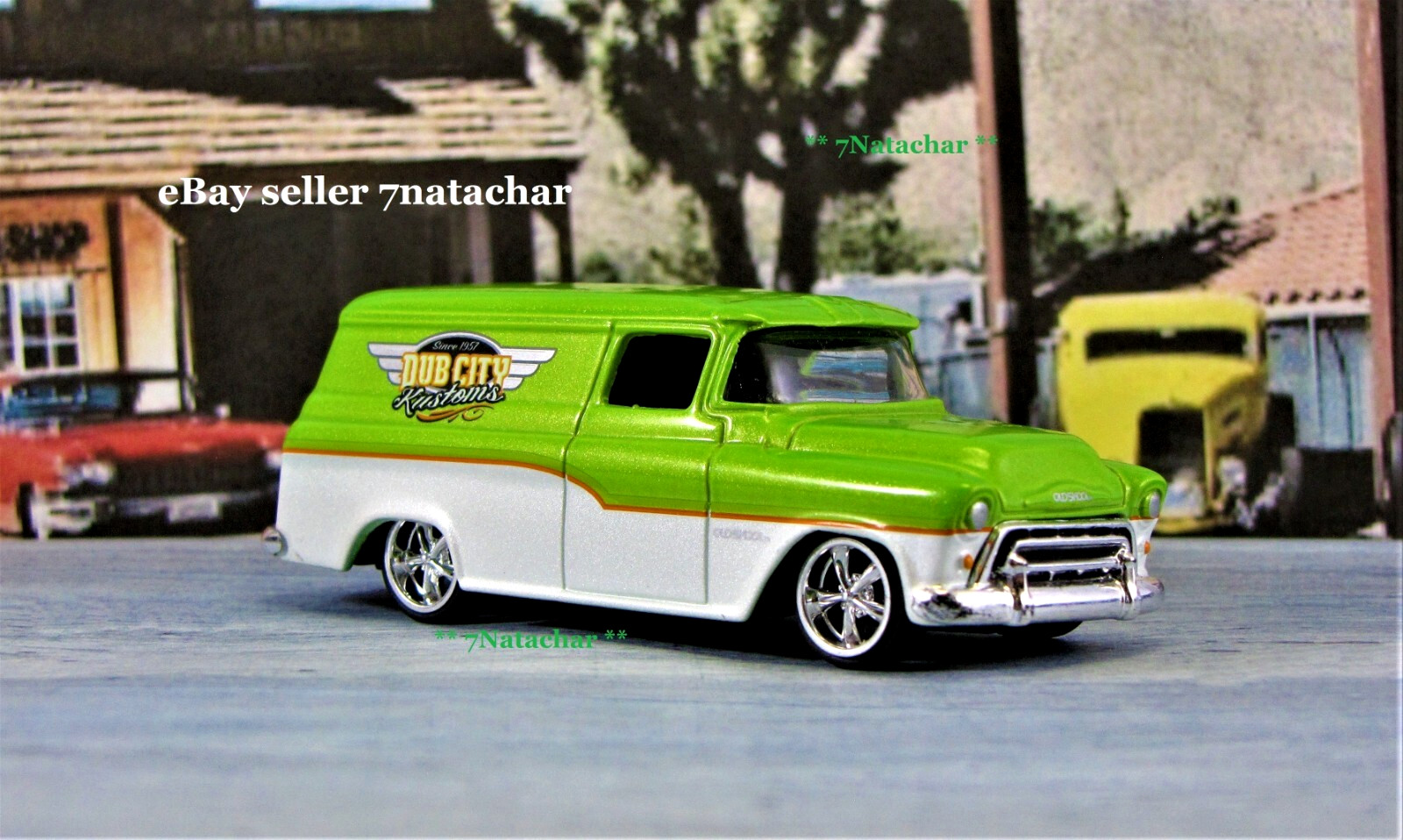 1957 Chevy Panel Truck Speed Rod Engine Shop Delivery Hot Rod E