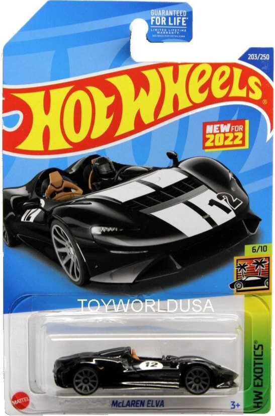 2022 Hot Wheels #203 HW Exotics McLaren Elva