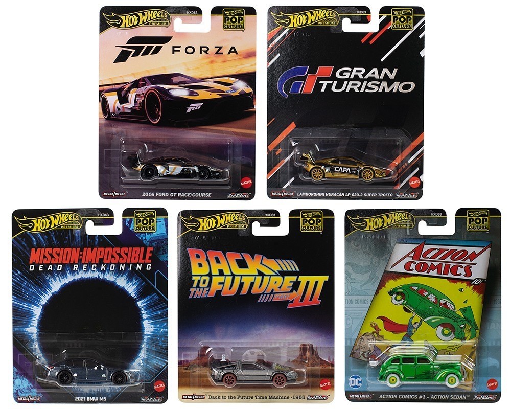 Hot Wheels Pop Culture L Case 2025 Assortment HXD63-956L 1/64 Case of 10