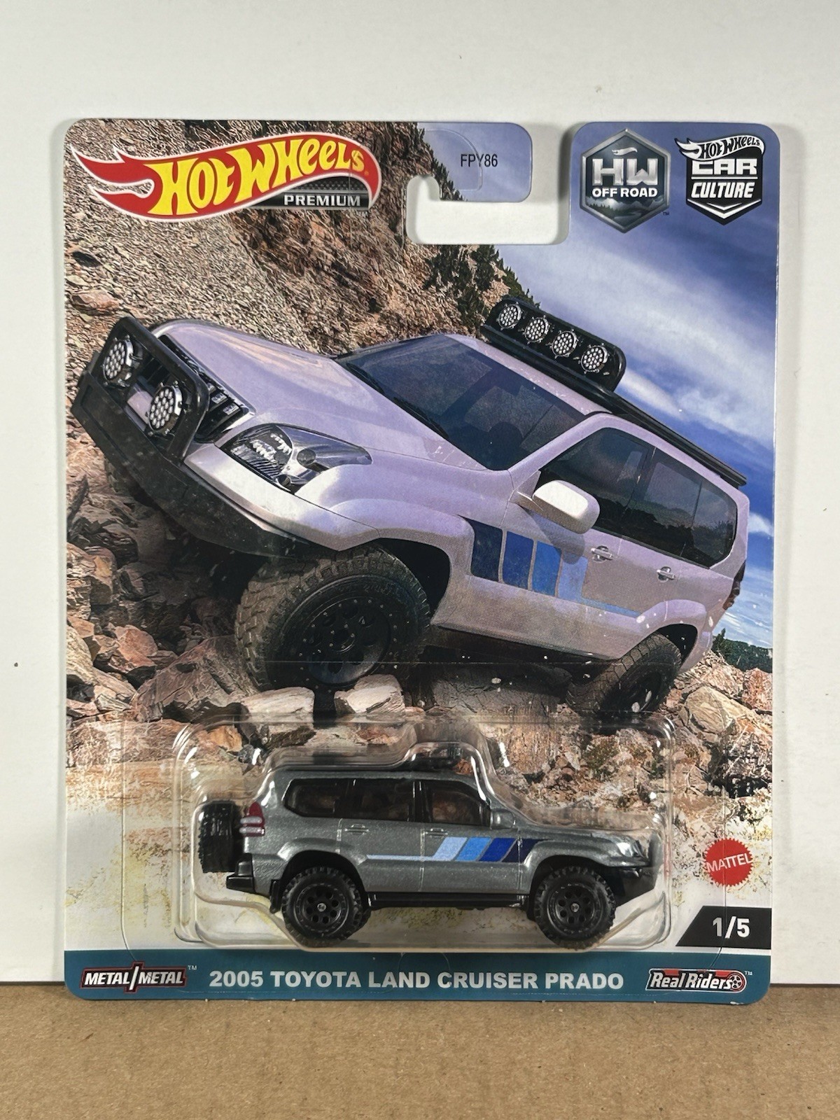 Hot Wheels Premium CC HW Off Road 2005 Toyota Land Cruiser Prado 1/5 HTF