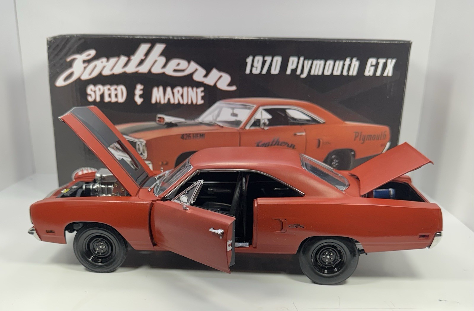 GMP 1/18 Scale 1970 Plymouth GTX “Custom 1 Of 1 Made” Removed Ugly Decals