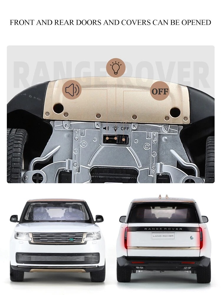 1:18 Land Rover Range Rover Fifty Diecast Vehicle Model Car Toy Collection Gift